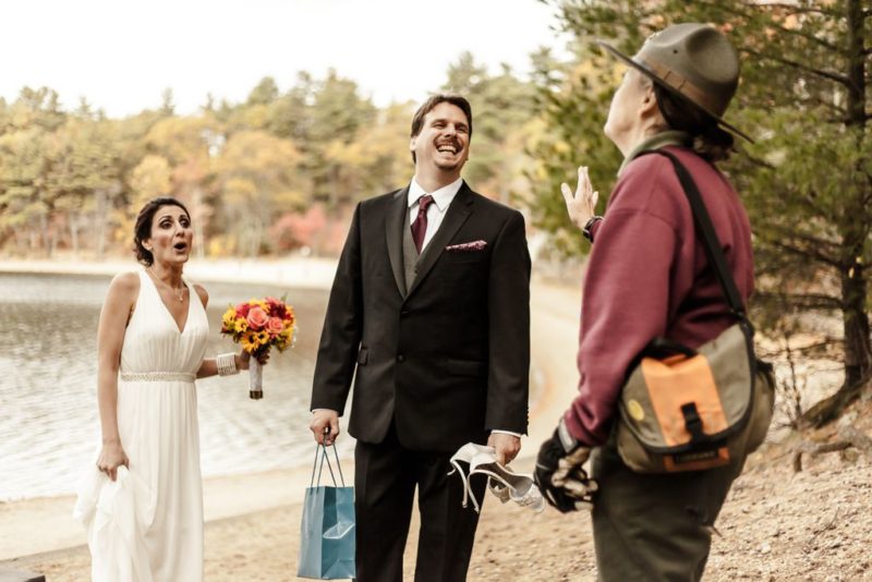 Wedding Photography - An elope at Walden Pond