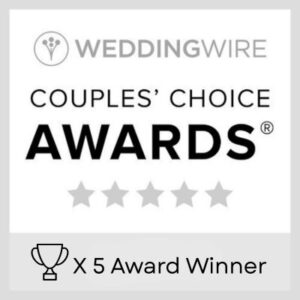 WeddingWire Couples’ Choice Award – 5× winner for Spagnolo Photography