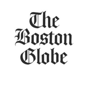 The Boston Globe logo - Spagnolo Photography's Boston wedding photography coverage has been featured in the Boston Globe