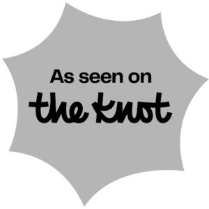 "As Seen on the knot" badge - Spagnolo Photography is a member of The Knot
