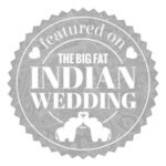 "Featured on The Big Fat Indian Wedding" badge - Spagnolo Photography's wedding photography has been featured in The Big Fat Indian Wedding
