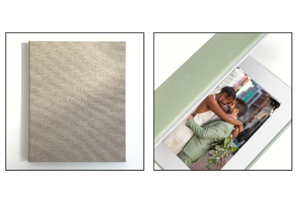 The Twin Folio, one of the wedding photography products offered by Boston wedding photographers Spagnolo Photography