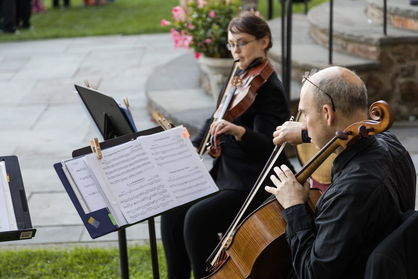 String musicians at Misselwood Estate wedding