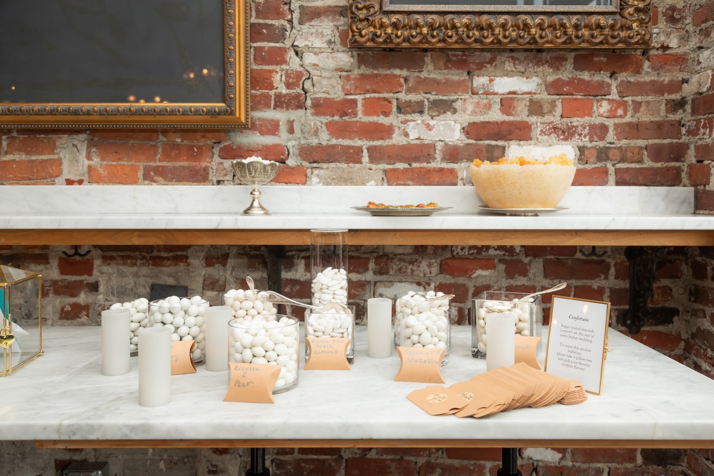 Wedding candy at SRV Boston wedding.