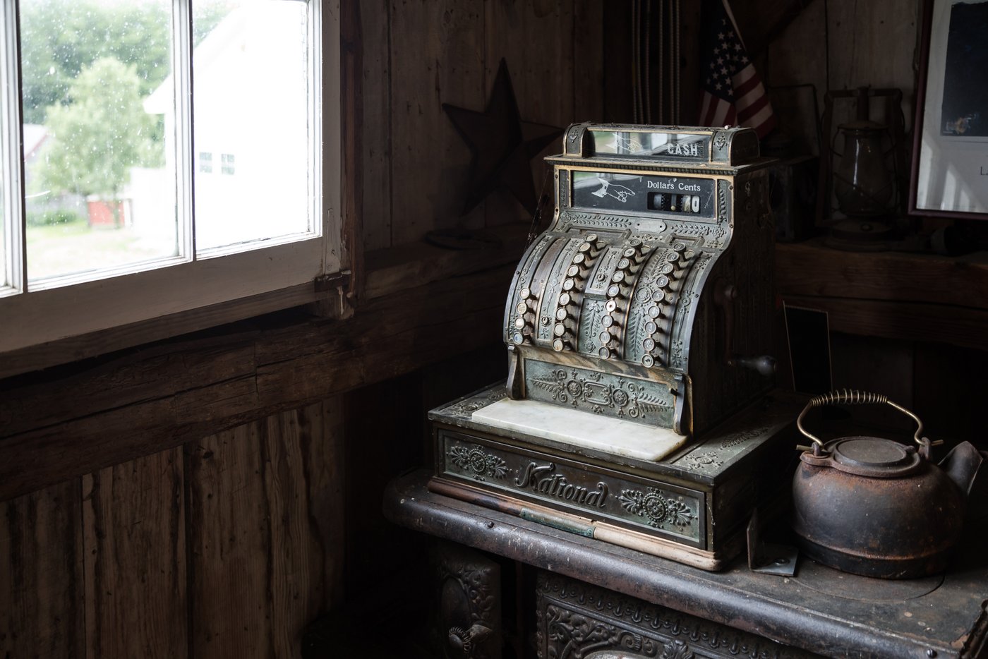 An old case register in the barn